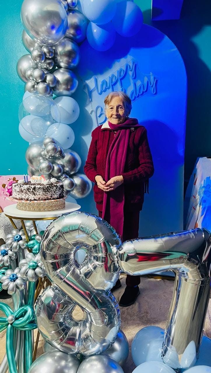 Cumpleaños 87 años realizado por Decoraciones ARILU
